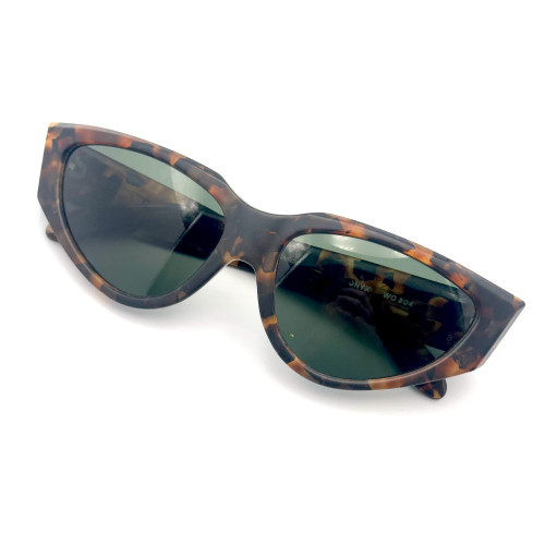 แว่นกันแดด RAYBAN FRANCE 1980 ONYX BR เลนส์เทา G-15 กรอบลายกระน้ำตาล ตัวเรือนอครีลิคลายกระหินน้ำตาล 8