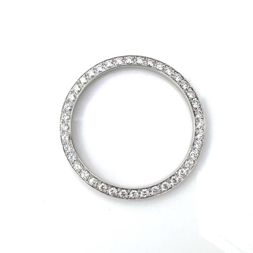 ขอบเพชรแท้สำหรับใส่ ROLEX Oyster Boy Size 31 mm. ประดับเพชรแท้ 40 เม็ด