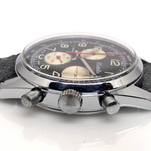 RIVALLE Sport 774 Swiss Made 17 Jewels Chrono Unisex ไขลาน ขนาด 37 mm. | World Wide Watch Shop 2