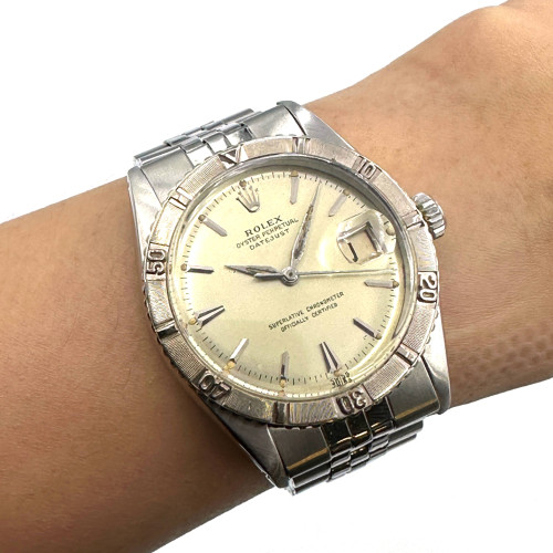 ROLEX Datejust 6609 Year 1958 Automatic Date Unisex Size 36 mm. (Rare Item) 7