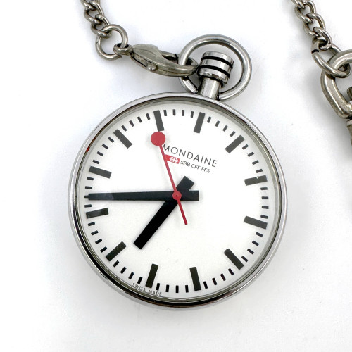 MONDAINE SBB CFF FFS Railways Watch Swiss Quartz Size 43 mm. (Pre-owned) 1