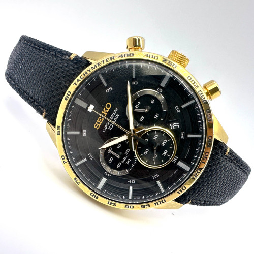 SEIKO Quartz Watch 50th Anniversary Special Edition Chrono Date Size 45 mm. (Pre-owned)