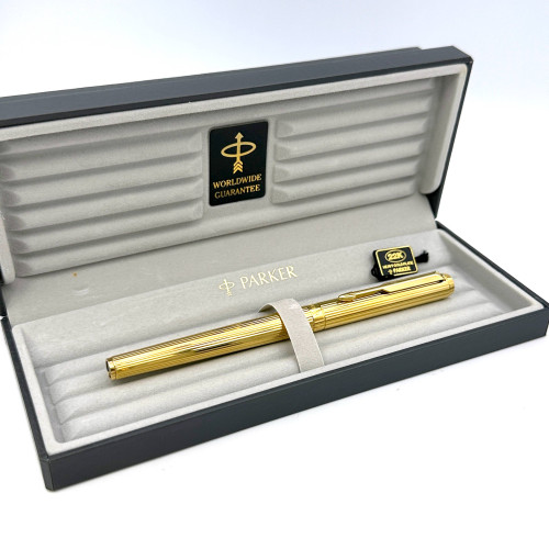 PARKER Classic 22k Heavy Gold Plate Fountain Pen (Pre-owned)
