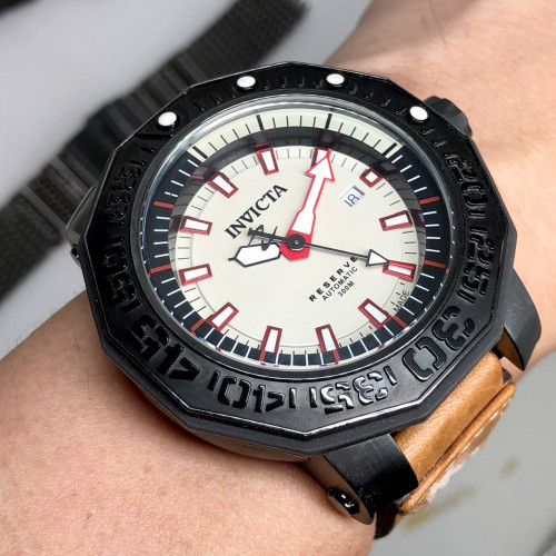 INVICTA Reserve Pro Diver 300m 23033 Automatic Date Men's Watch ขนาดตัวเรือน 54 mm. (Fullset) 4