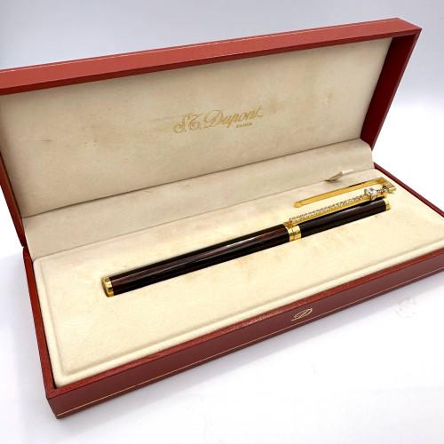S.T. DUPONT Paris Classic Laque de Chine Fountain Pen Made In France (Fullset) 3