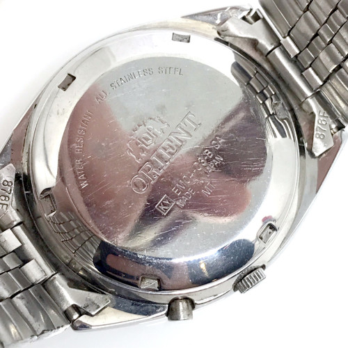 ORIENT Crystal 21 Jewels Made In Japan Automatic Date Men's Watch ขนาดตัวเรือน 37 mm. 4
