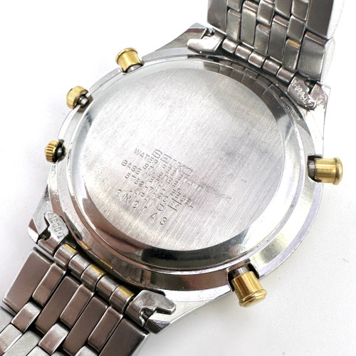 SEIKO World Timer 5T52-7A20 Quartz Date Alarm Watch Size 39 mm. (Pre-owned) 4