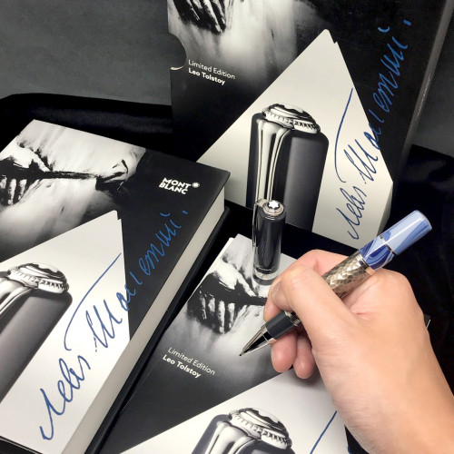 ปากกาหมึกซึม MONTBLANC 111051 ปี 2015 Leo Tolstoy Rollerball Pen Limited 6690/7000