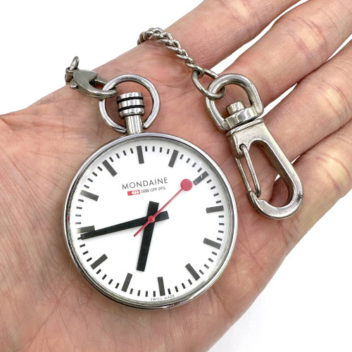 MONDAINE SBB CFF FFS Railways Watch Swiss Quartz Size 43 mm. (Pre-owned) 5