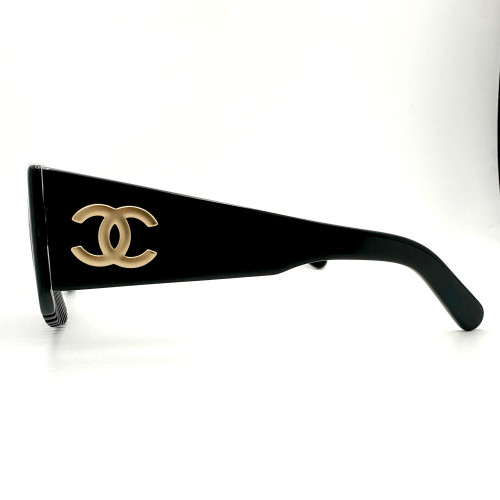 แว่นกันแดด CHANEL Comb Limited Made In Italy 1990s (Rare) 2