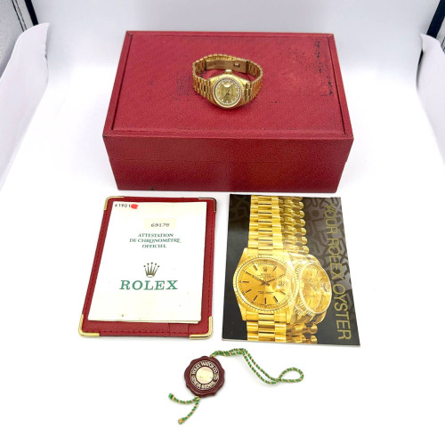 ROLEX Lady-Datejust 69178 Year 1991 Automatic Date 18k Size 26 mm. (Pre-owned) 8