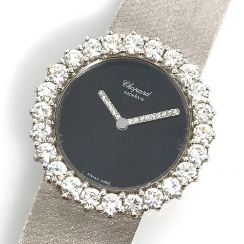 CHOPARD Diamond Vintage 1970 White Gold 18k Lady ไขลาน ขนาดตัวเรือน 28 mm. 1