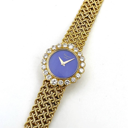 CHOPARD Classic 1970 Yellow Gold 18k Diamonds Manual Winding Size 22 mm. (Rare item) 1