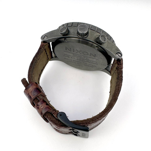 NIXON The 51-30 Chrono Leather 300m Quartz Date Size 51 mm. (Pre-owned) 7
