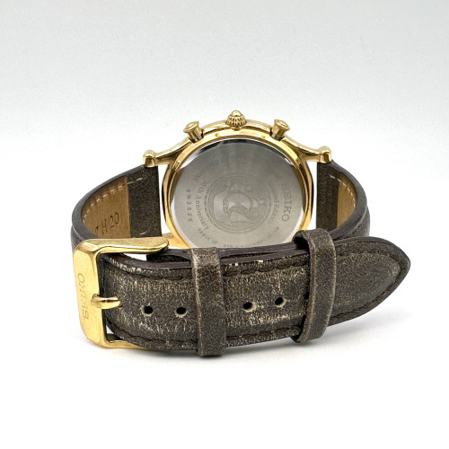 SEIKO World Time 30th Anniversary Limited Quartz Date Size 40 mm. (Rare item) 6