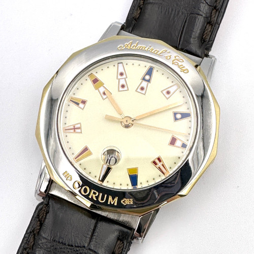 CORUM Admiral's Cup Quartz Date Size 33 mm. (Pre-owned) 1