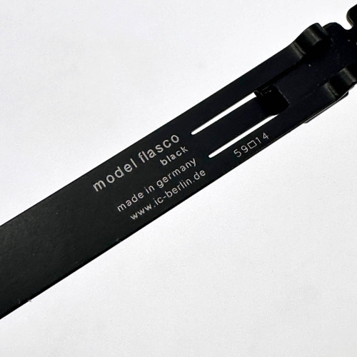 IC! BERLIN Flasco Black Sunglasses Made In Germany (Pre-owned) 6