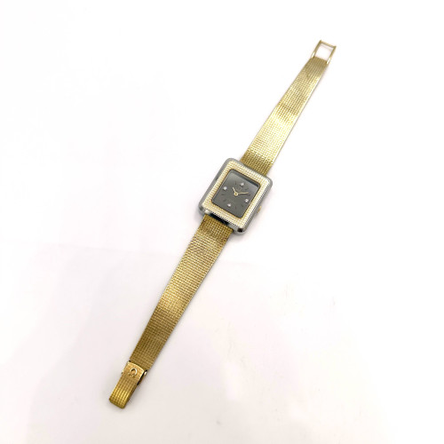 OMEGA De Ville Pavé d’Or 1970s 14k Gold Unisex Size 23x28 mm. (Rare Item) 8