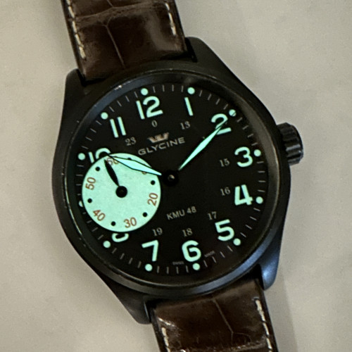 GLYCINE KMU48 Limited 108/250 ระบบไขลาน ขนาดตัวเรือน 48 mm. (Pre-owned) 8