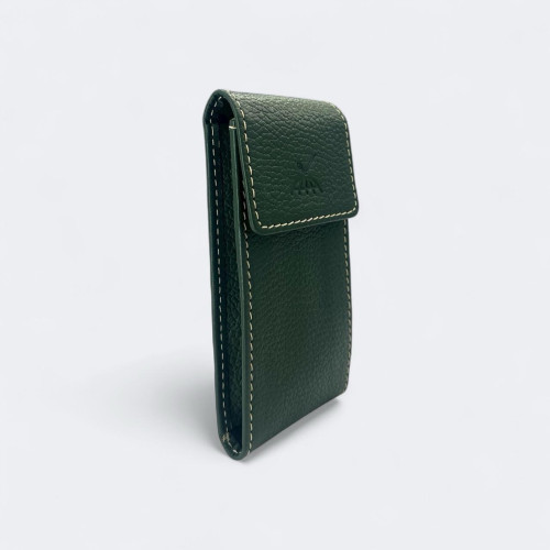 กระเป๋าหนังแท้ ตัดเย็บอย่างดี สำหรับใส่นาฬิกาเรือนสายเหล็ก ขนาด 2x7x14 cm. (กว้างxยาวxสูง) 1