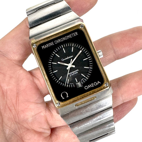 OMEGA Constellation Marine Chronometer ปี 1970s Megaquartz Date ขนาดตัวเรือน 44x32 mm. (Rare) 9