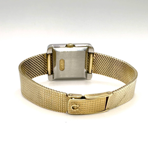 OMEGA De Ville Pavé d’Or 1970s 14k Gold Unisex Size 23x28 mm. (Rare Item) 6