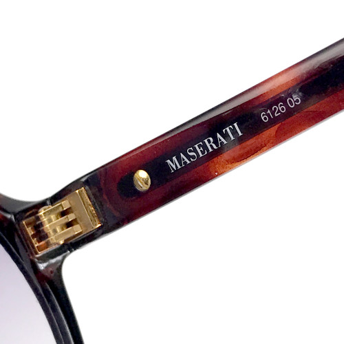 แว่นกันแดด Vintage MASERATI 6126 05 Made In France 1980s 7