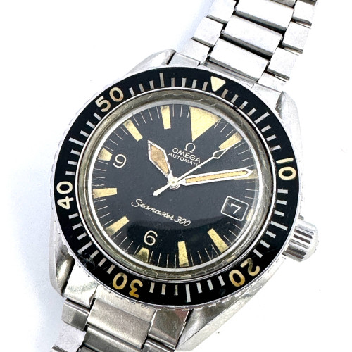 OMEGA Seamaster Diver 300m 1960s Automatic Date Size 41 mm. (Rare Item) 1