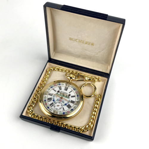 นาฬิกาพกไขลาน BUCHERER Pocket Watch 1900 ขนาด ตัวเรือน 52 mm. 5