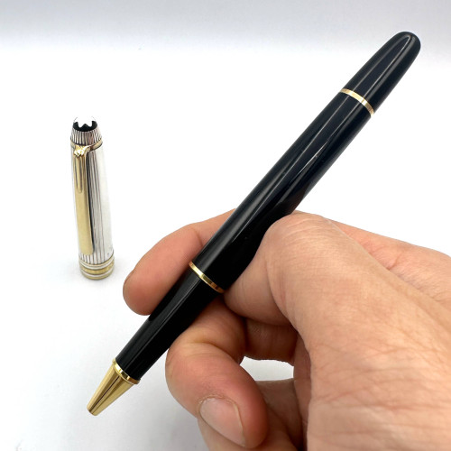ปากกา MONTBLANC Meisterstuck 1631 Solitaire Doue Sterling Silver Rollerball Pen (Pre-owned)