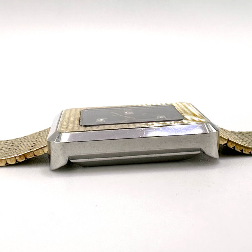 OMEGA De Ville Pavé d’Or 1970s 14k Gold Unisex Size 23x28 mm. (Rare Item) 3