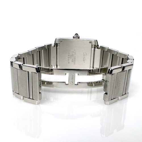 CARTIER Tank Française 2301 Small Model Quartz สำหรับสตรี ขนาดตัวเรือน 25x30 mm. (Pre-owned) 6