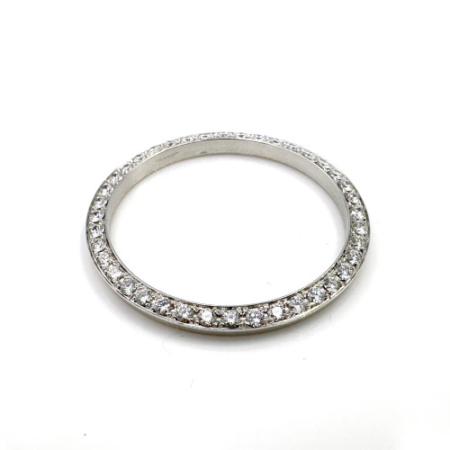 ขอบเพชรแท้สำหรับใส่ ROLEX Oyster Boy Size 31 mm. ประดับเพชรแท้ 40 เม็ด 2