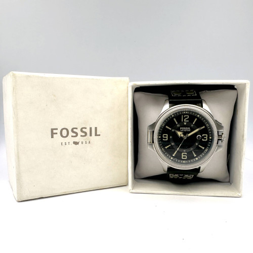 FOSSIL FS4978 Recruiter Paratrooper Quartz Date Size 45 mm. (New) 7