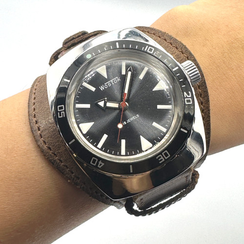 WOSTOK 18 Jewels 200m ระบบไขลาน ขนาดตัวเรือน 39 mm. (Pre-owned) 8