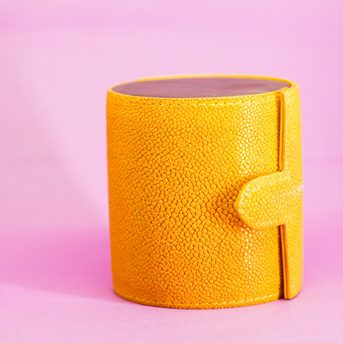 Watch Travel Case เคสหนังปลากระเบนใส่นาฬิกาแบบพกพา สำหรับนาฬิกา 1 เรือน (สามารถสั่งตัดได้) 3