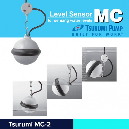 Tsurumi ลูกลอยสวิทช์บ่อบำบัดน้ำเสีย รุ่น MC2 สายไฟยาว 6 เมตร