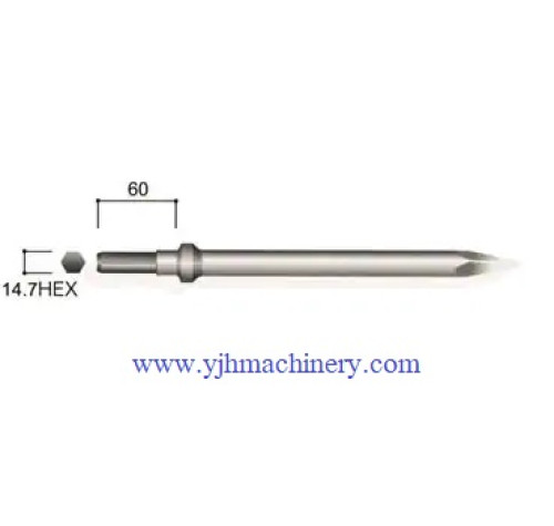 ดอกสกัดปลายแหลมใช้กับ TOKU รุ่น AA1.3B และ AA3B ก้านหกเหลี่ยม 1