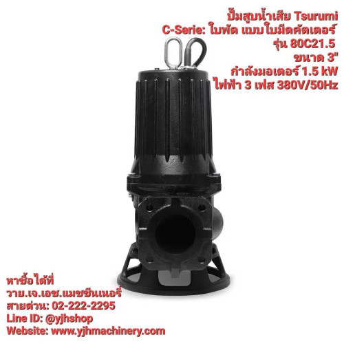 ปั๊มแช่ดูดน้ำเสีย Tsurumi 80C21.5