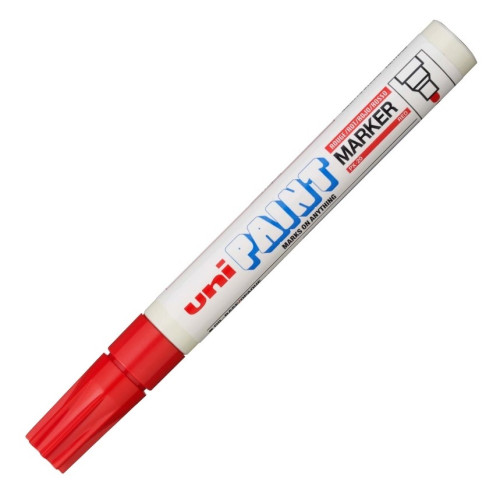 ปากกาขีดเหล็ก UNI PAINT รุ่น PX20 สีแดง