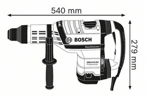 สว่านเจาะสกัดโรตารี่ BOSCH รุ่น GBH8-45DV (0 611 265 0K0) 1