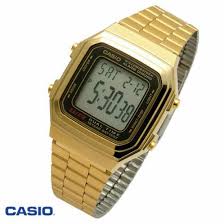 CASIO Digital Gold Tone รุ่น A178WGA-1ADF